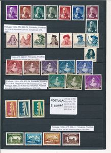 PORTUGAL xx 5 bedre serier 1945-56 (€ 685)