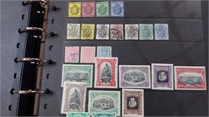 SPANIEN samling äldre-modernt i tre välfyllda visiralbum