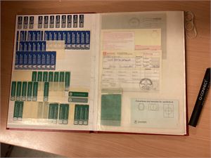 Inst. bOk, Diverse Norge - Automatmerker, etiketter, kvitteringer