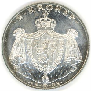 2 krone Jubileum 1906. 0