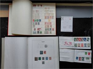 FINLAND Vesentlig brukt samling til 1982 inkl 6 slangetaggede merker. Medfølger dublettbok og et par utvalgshefter