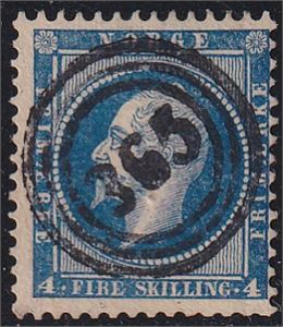 NK 4 stemplet III-365 (Nissedal, Te 9 pkt)