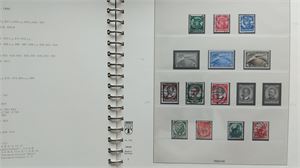 TREDJE RIKET **/*/o samling 1933-1945 i Lindneralbum med kassett. En del bättre märken finns, Mi 497-98**