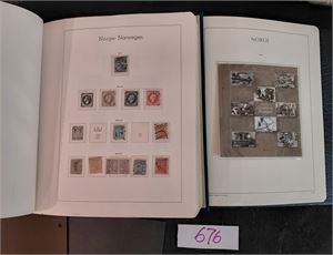 Samling i 2 LT album til 1999. Standard kvalitet, tett etter Nk 272 med et og annet pent stempel. Noen hengslede står opp-ned på bilde 2