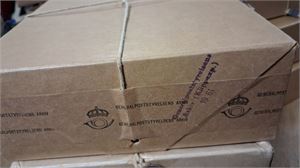 SVERIGE postförseglad kilovara 1961