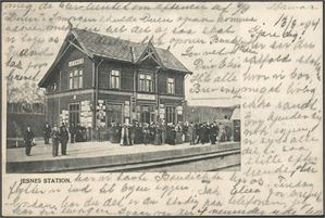 Jesnes station. Brukt i 1904. K-2