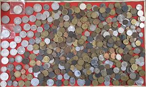 TYSKLAND, REICH-BRD stort parti inklusive några silvermynt och även modernare valuta
