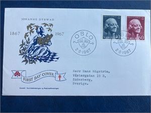 NK 591-92 Dybvad FDC