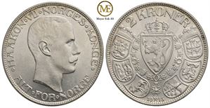 2 kroner 1913 Haakon VII. Kv.0/01