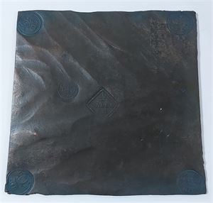 SVERIGE KARL XII (1697–1718) – plåtmynt 4 daler SM 1717, Avesta. (Kv 1+)