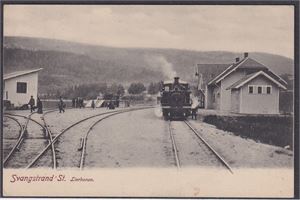 Svangstrand St. (HL&Co) st Randsfjord.banen 31-XII-07