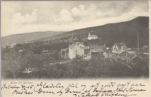 Rennebu,  Hilsen fra Rennebu  brukt 1905 udelt bakside