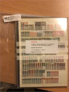 Ungarn Samling på mange A4 Instikksark   1936-1977 **/*/o  ca 1.200 merker og miniark.  Oppgitt verdi 770 €