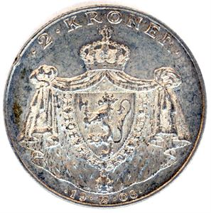 2 kroner Jubileum 1906. 0