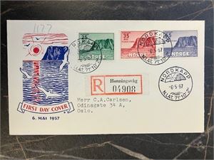 NK 445-47  Nordkapp -57 FDC