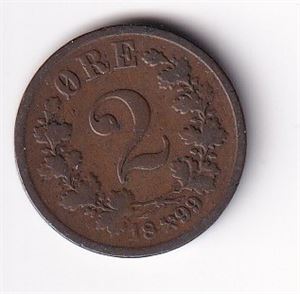 2 øre 1899