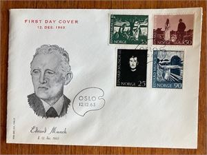 FDC Munch 1963