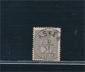 Nk 13b o. 3sk3 nydelig stemplet "ASKER 8-1-1872"