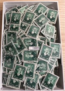 Nk 350 o. Stor mengde Haakon 1kr, ser ut til å være en del stempler. Forsiktig utrop