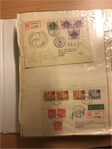 Sverige FDC 1945 - 1973 i Ringperm