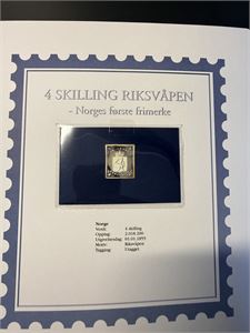 4 skilling riksvåpen sølv