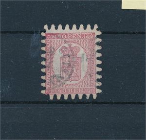 FINLAND o Fac 9 III. 40p. Ekstremt pent merke, LANGT over normalkvalitet for denne utgaven