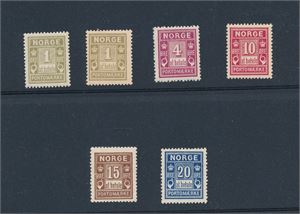PORTO Nk 8a-b, 9yb, 10x, 11 og 12x xx. Alle i ok kvalitet (Hk 905)