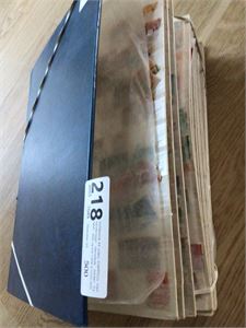 Instikksbok 64 siders STAPPFULL med handlerlager stemplede merker fra NK41.  Mye og bra ! (50ø V m/vm sett)