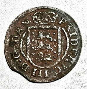 Danmark - 2 Skilling 1669    Sieg 23.6        (DKK 450)                        1/1+ noe belegg
