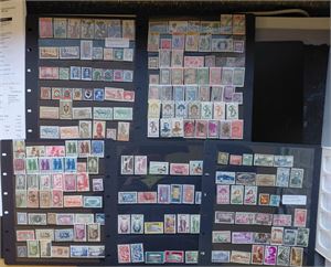 FRANSKE OG SPANSKE KOLONIER ++ Diverse på 5 plansjesider