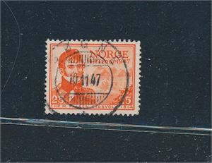 Nk 362 nær fullstempel reservestempel "SØGNE 10-11-47"