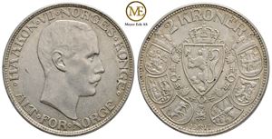 2 kroner 1917 Haakon VII. Kv.01