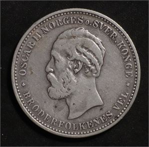 2 kroner 1892 Norge 1