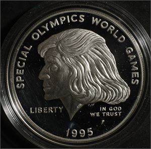 1 dollar 1995 USA Proof Special olympics world games