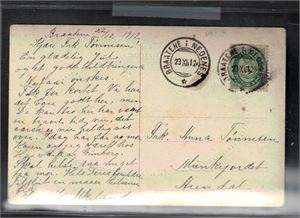 Kort stemplet "BRAATENE I NEDENES 23-XII-12" (Grad 7). Utrop 300 på annen auksjon