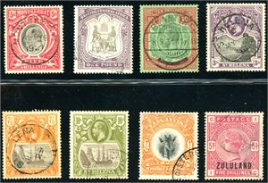 British Commonwealth. A collection to 1935 in a New Ideal-album vol. 2. Mostly used. Quite well filled.