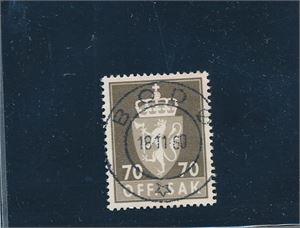 TJENESTE Nk 91 o. Lux "BODØ 18-11-60"