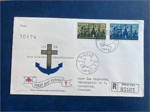 NK 555-56 Sjømannsmisjon FDC