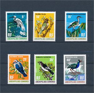 COMORES xx Mi 113-18, 1971 fugler (€ 26)