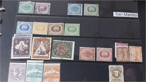 EUROPA fyra visiralbum med landssamlingar från bland annat GIBRALTAR, MALTA, MONACO, MONTENEGRO,