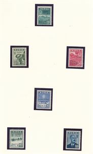 Nk 333-38 med overtrykk xx. LONDONSERIEN postfrisk