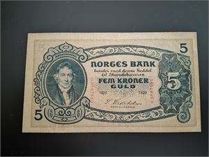 5 kroner 1920 G