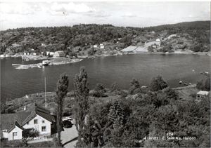 Postkort. Svalerødkilen, Halden