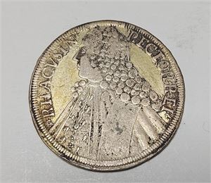 CROATIA RAGUSA 1 Tallero 1773 , 28.5 gr  silver. Kv 1