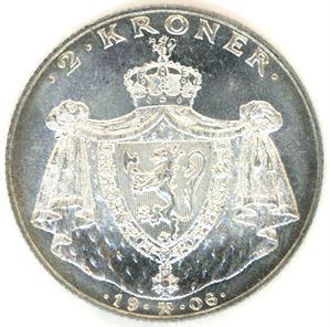 2 kroner Jubileum 1906. 0