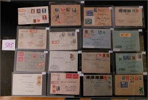 TYSKLAND-BREV 1945-49 16 brev, de fleste sendt ut av landet