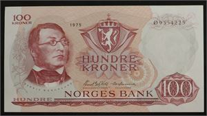 100 kroner 1975 Norge 0/01 Ø9354225