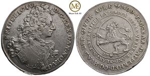 Reisedaler 1704 Frederik IV. Kv.1+/01