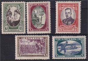 Latvia AFA 202 - 206 * serie