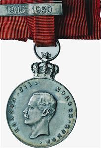 Haakon VII. Jubileumsmedalje 1905-1930. Kv0/01